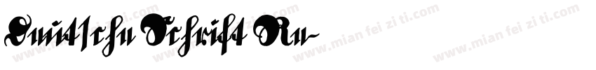 Deutsche Schrift Re字体转换